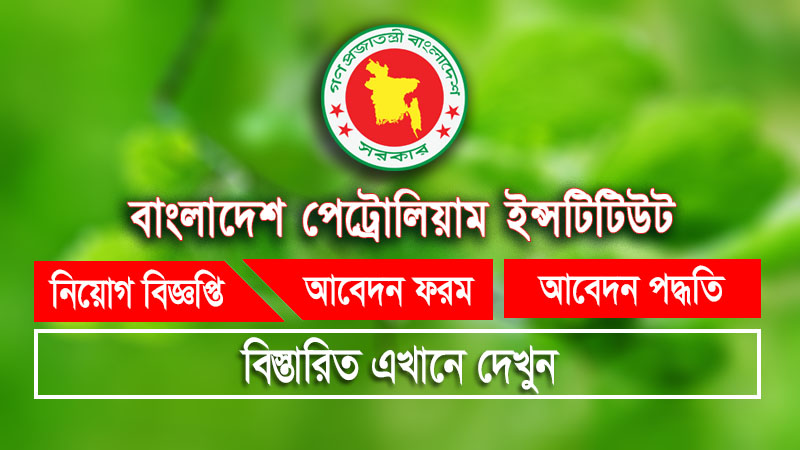 বাংলাদেশ পেট্রোলিয়াম ইনস্টিটিউট (bpi) এ বিভিন্ন পদে নিয়োগ