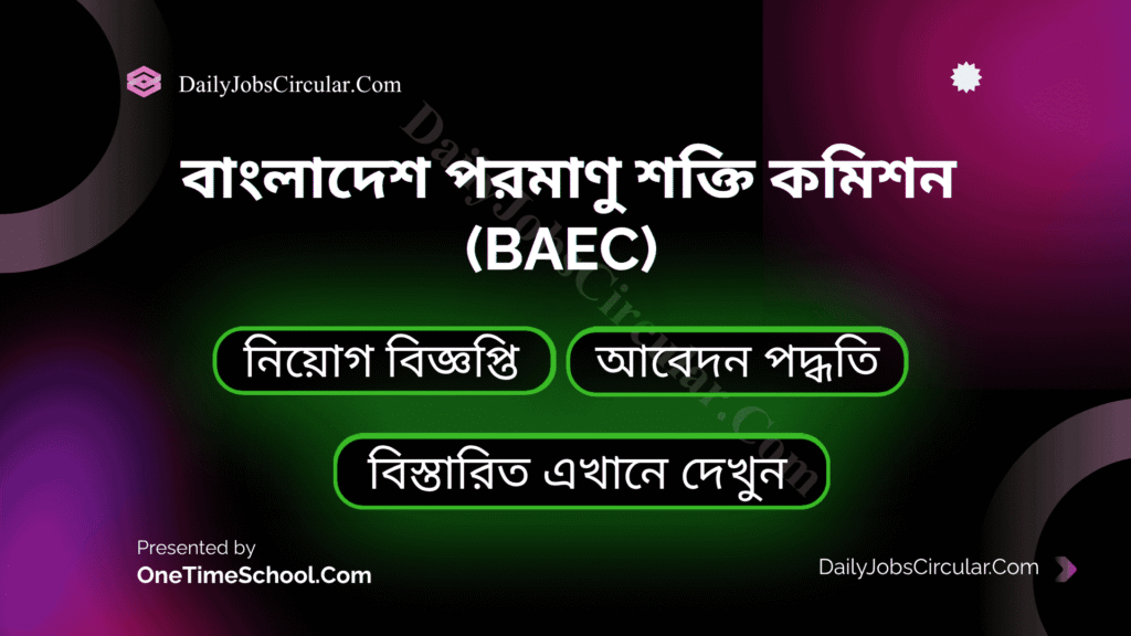 বাংলাদেশ পরমাণু শক্তি কমিশন (baec)